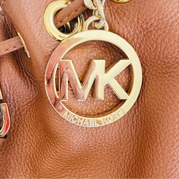 MICHAEL Michael Kors Camden Women's Brown Classic Tassel Satchel Bag - Picture 3 of 7